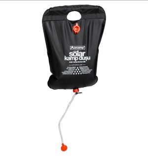 20 L Güneş Enerjili Kamp Duşu – Taşınabilir ve Pratik Kamp Ekipmanı