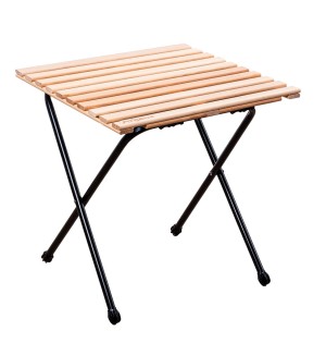 Doğal Ahşap Rulo Panel Kamp Masası | Portatif Katlanır Outdoor Masa