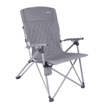 Ayarlanabilir Gri Katlanabilir Kamp Sandalyesi | Ergonomik ve Dayanıklı Model