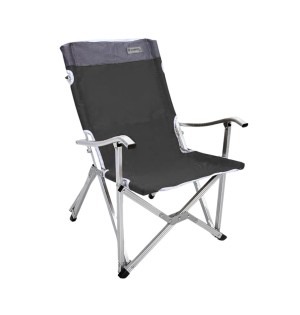 Katlanabilir Kamp Sandalyesi Gri | Dayanıklı ve Rahat Kamp Koltuğu