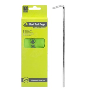 18 cm Çelik Çadır Kazığı 20’li Paket | Dayanıklı Sabitleme Kazığı