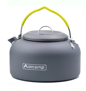 1.4 Litre Eloksallı Alüminyum Kamp Çaydanlığı – Katlanabilir Saplı