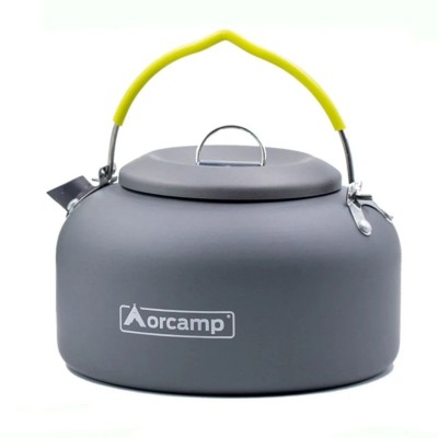 1.4 Litre Eloksallı Alüminyum Kamp Çaydanlığı – Katlanabilir Saplı