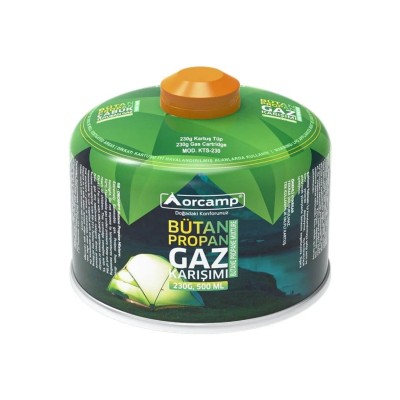 Vidalı Kamp Kartuş Gaz Tüpü 230 gr