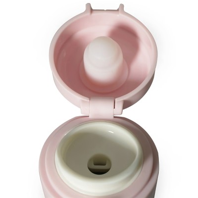 Pembe Kilitli Isı Yalıtımlı Çelik Termos 420 ml