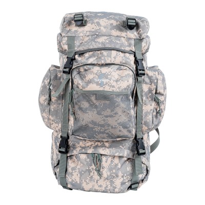 Savage Ventura 70 Litre | Dayanıklı Trekking & Kamp Sırt Çantası Gri Dijital Kamuflaj 