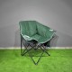 Yeşil Bardaklıklı Geniş Kamp Sandalyesi | Katlanabilir Outdoor Koltuk