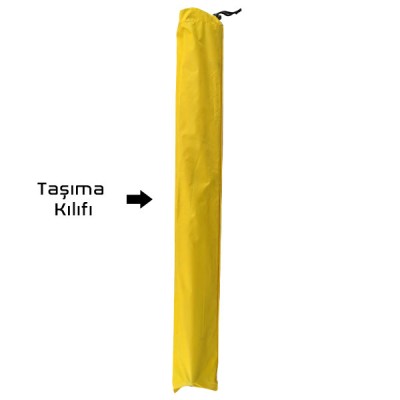 Katlanır Sarı Kamp Masası | Portatif Alüminyum Outdoor Masa