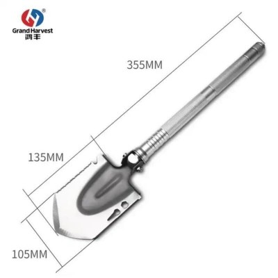 12 Fonksiyonlu Çok Amaçlı Katlanabilir Taktik Kürek | Hafif ve Dayanıklı Outdoor Kürek