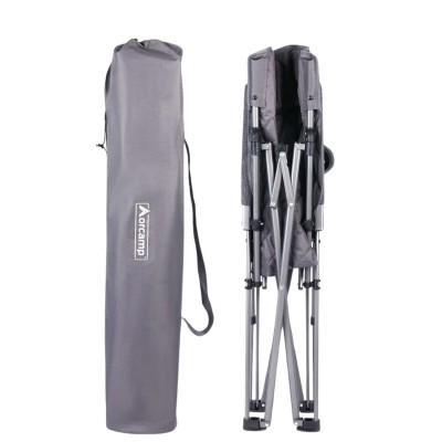 Ayarlanabilir Gri Katlanabilir Kamp Sandalyesi | Ergonomik ve Dayanıklı Model