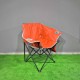 Turuncu  Bardaklıklı Geniş Kamp Sandalyesi | Katlanabilir Outdoor Koltuk