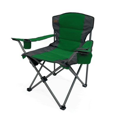 Yeşil Katlanır Konforlu Kamp Sandalyesi | Taşıması Kolay & Dayanıklı