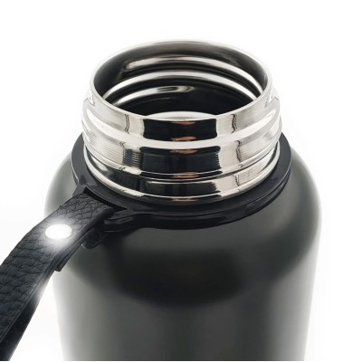 Süzgeçli Kilit Kapaklı Çelik Termos 1000 ml