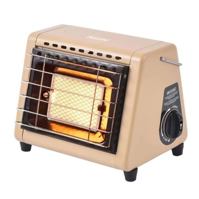 Bej Taşınabilir Kartuşlu Kamp Isıtıcı ve Ocak 