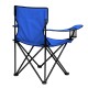 Mavi Katlanabilir Kamp Sandalyesi | Dayanıklı Çelik Gövde ve Bardaklıklı Model
