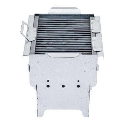 Katlanabilir Ayaklı Portatif Mangal - Paslanmaz - Argeus - Küçük - Taşıma Çantalı