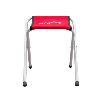 Katlanabilir Kamp Taburesi Kırmızı Hafif Taşınabilir