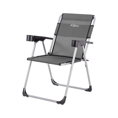 4’lü Kamp Sandalyesi ve Katlanır Masa Outdoor Seti | Taşınabilir Kamp Takımı (Antrasit)