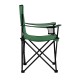 Yeşil Katlanabilir Kamp Sandalyesi | Dayanıklı Çelik Gövde ve Bardaklıklı Model