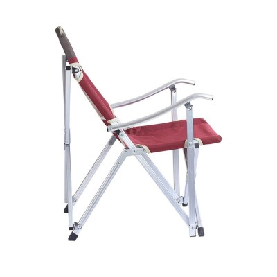 Bordo Katlanır Konforlu Kamp Sandalyesi | Taşıması Kolay & Dayanıklı