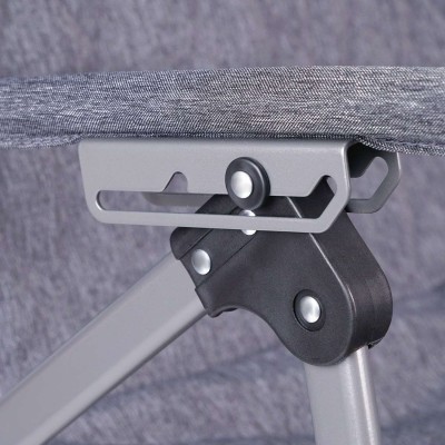 Ayarlanabilir Gri Katlanabilir Kamp Sandalyesi | Ergonomik ve Dayanıklı Model