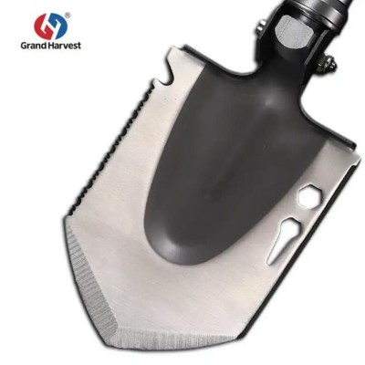 12 Fonksiyonlu Çok Amaçlı Katlanabilir Taktik Kürek | Hafif ve Dayanıklı Outdoor Kürek