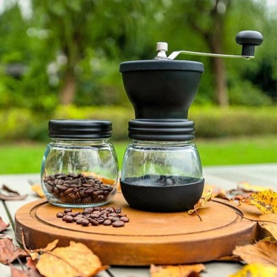 Manuel Ayarlanabilir Çift Hazneli Kahve Öğütücü | Taze Öğütülmüş Kahve Keyfi