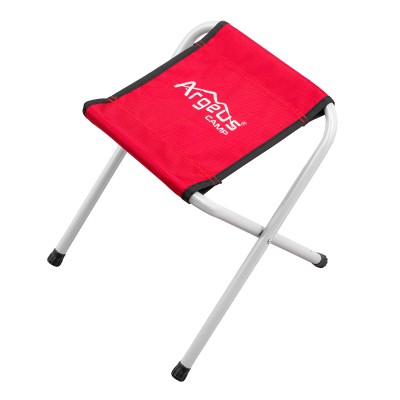 Katlanabilir Kamp Taburesi Kırmızı Hafif Taşınabilir