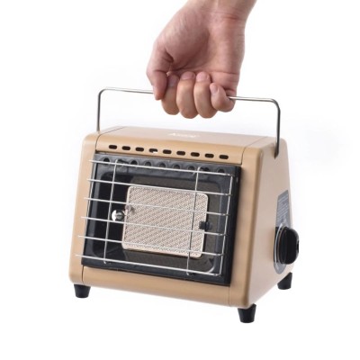 Bej Taşınabilir Kartuşlu Kamp Isıtıcı ve Ocak 