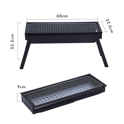 Katlanabilir Çelik Mangal Izgara – Çekmeceli Portatif Mangal Modeli