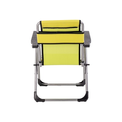 Kamp ve Outdoor Katlanabilir Kolçaklı Sandalye Junior | Taktikal Aksesuar - Limon Sarısı 