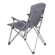Katlanabilir Gri Kamp Sandalyesi Bardaklıklı | Hafif ve Dayanıklı Kamp Koltuğu