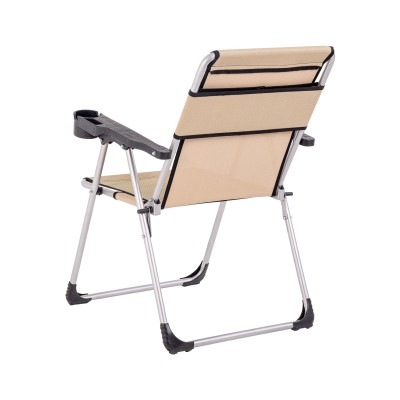 4’lü Katlanır Kamp Sandalyesi ve Masa Seti | Hafif, Dayanıklı ve Taşınabilir(Sahra)
