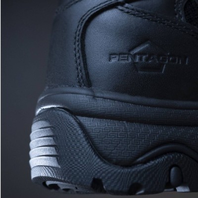 Taktikal Askeri Bot - Pentagon - Scorpion - Deri Uzun Boğaz - Black - K15044