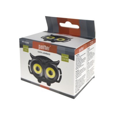 Panther PT-5100 Pilli Kafa Lambası | Hafif ve Güçlü LED Kafa Feneri