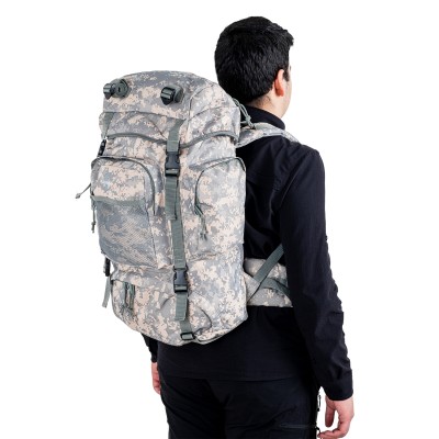 Savage Ventura 70 Litre | Dayanıklı Trekking & Kamp Sırt Çantası Gri Dijital Kamuflaj 