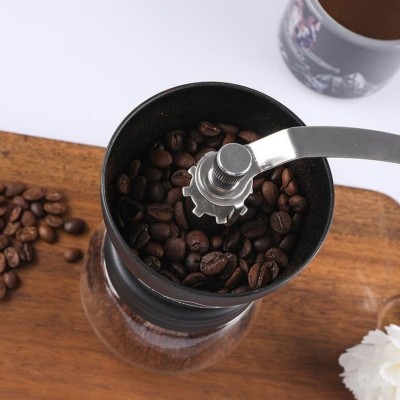 Manuel Ayarlanabilir Çift Hazneli Kahve Öğütücü | Taze Öğütülmüş Kahve Keyfi