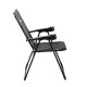Katlanabilir Siyah Kamp Sandalyesi Kolçaklı Bardaklıklı Dayanıklı