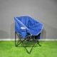 Geniş Oturumlu Katlanabilir Kamp Sandalyesi | Rahat Taşınabilir Koltuk-Mavi