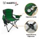 Yeşil Katlanır Konforlu Kamp Sandalyesi | Taşıması Kolay & Dayanıklı