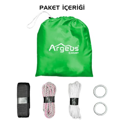  Yeşil Sineklikli Kamp Hamak | Hafif, Koruyucu ve Kolay Kurulum