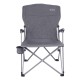 Katlanabilir Gri Kamp Sandalyesi Bardaklıklı | Hafif ve Dayanıklı Kamp Koltuğu