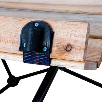 Doğal Ahşap XL Kamp Masası | Taşıma Çantalı Portatif Katlanır Outdoor Masa