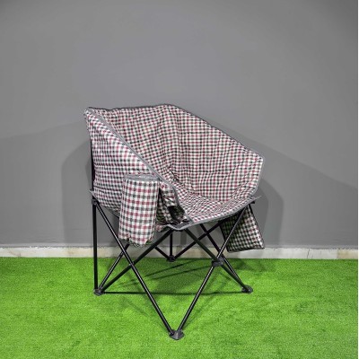 Geniş Oturumlu Katlanabilir Kamp Sandalyesi | Rahat Taşınabilir Koltuk