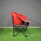 Kırmızı Bardaklıklı Geniş Kamp Sandalyesi | Katlanabilir Outdoor Koltuk
