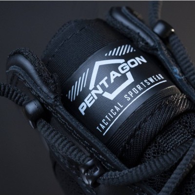 Taktikal Askeri Bot - Pentagon - Scorpion - Deri Uzun Boğaz - Black - K15044