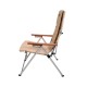 5 Kademeli Ayarlanabilir Bej Kamp Sandalyesi | Konforlu Outdoor Koltuk