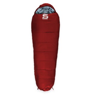 Bordo  -30°C Kış Tipi Mumya Uyku Tulumu | Soğuk Havalara Özel