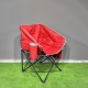 Geniş Oturumlu Katlanabilir Kamp Sandalyesi – Taşınabilir Konfor Koltuğu -Kırmızı 