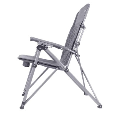 Ayarlanabilir Gri Katlanabilir Kamp Sandalyesi | Ergonomik ve Dayanıklı Model